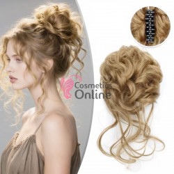 Coc modern din par artificial cu cleste SW2071688 - Blond Nisipiu